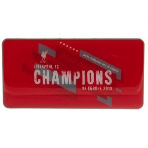 Liverpool FC Champions Of Europe Fridge Magnet / Red